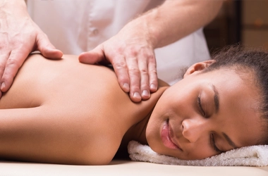 Chiropractic Roseville MN Woman Receiving Massage Therapy